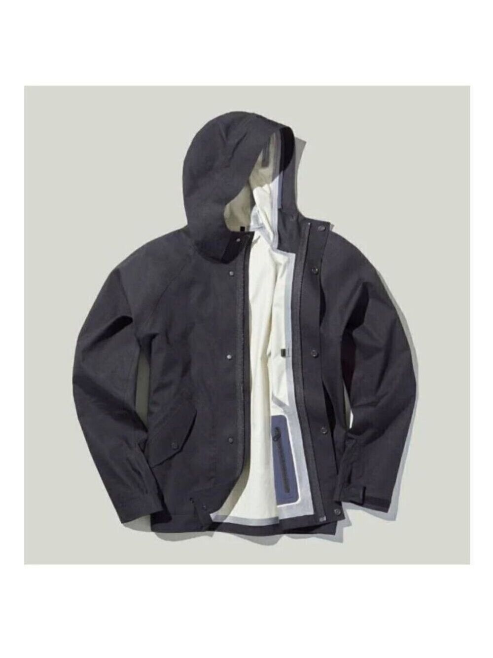 EVERLANE | Technical jacket raincoat windbreaker navy sz XXS